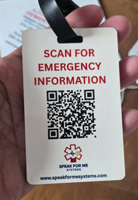 Emergency Bag Tag