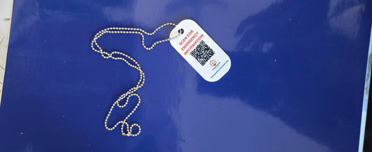 Emergency Military Dog Tag